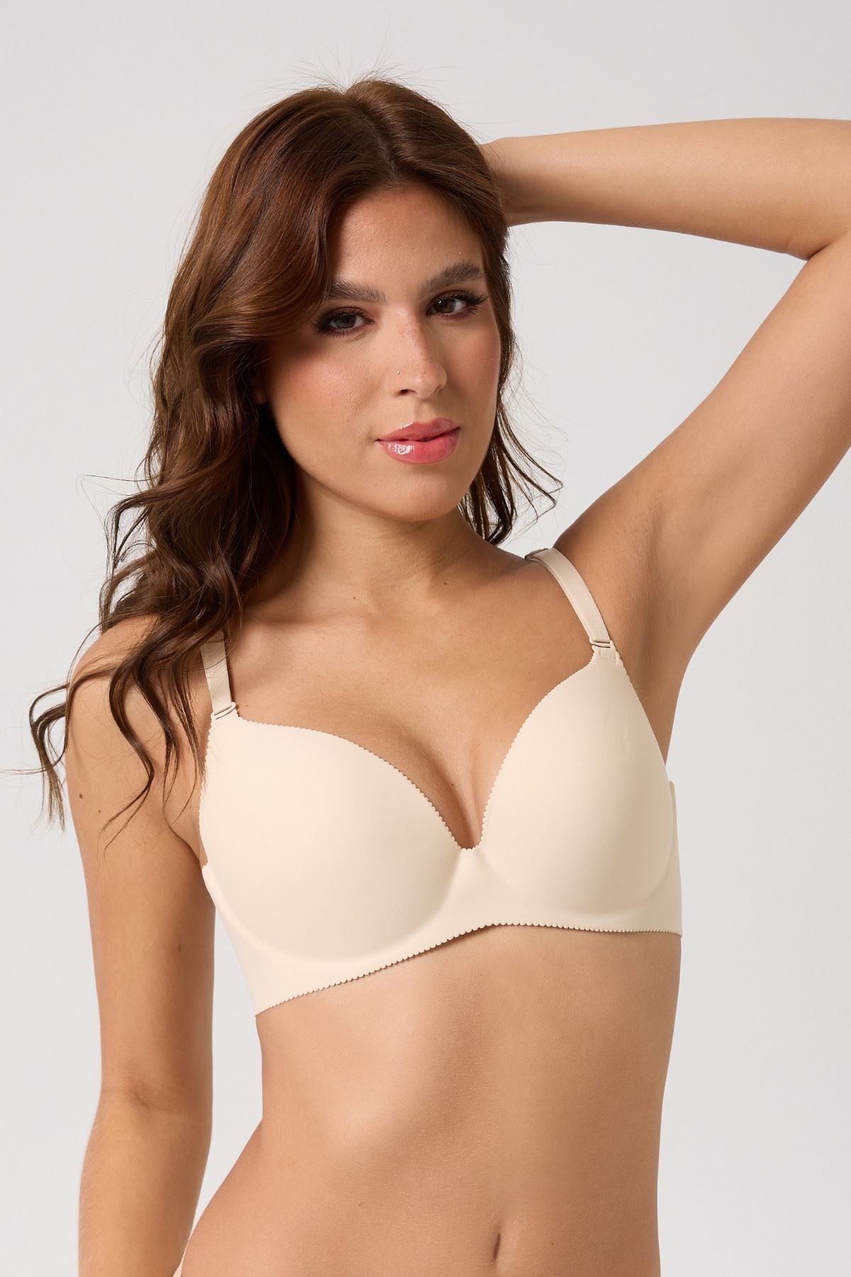 Lazer Kesim Dikişsiz Dolgulu Sütyen – Gün Boyu Konfor & Doğal Destek